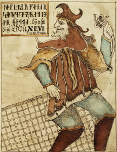 Nks 1867 Edda Opslag 92-93 Handskrift afdelingen Det kongelige Bibliotek.