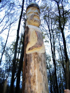 Столп бога Велеса. Подольск 2004. Реконструкция